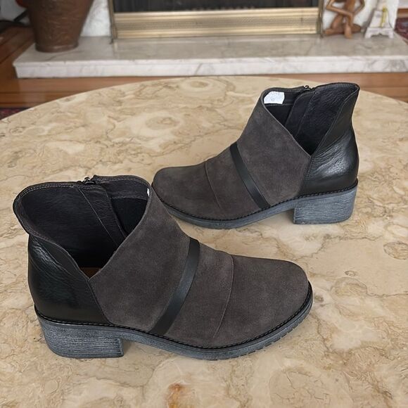 Naot Emerald Leather & Suede Ankle Boots - Picture 5 of 12